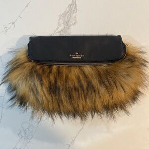 Kate Spade Steffe Faux Fur Clutch
